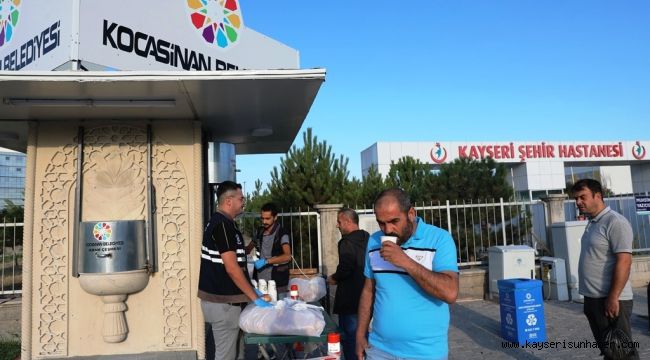 Kocasinan, ikram çeşmesiyle Kayserililerin gönüllerini fethediyor