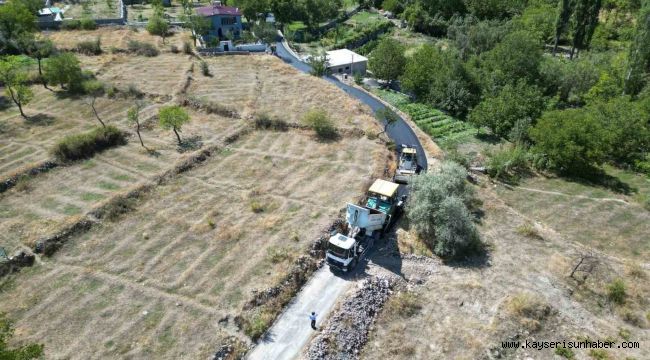 Melikgazi Belediyesi'nden Büyük Bürüngüz'de kapsamlı çalışma