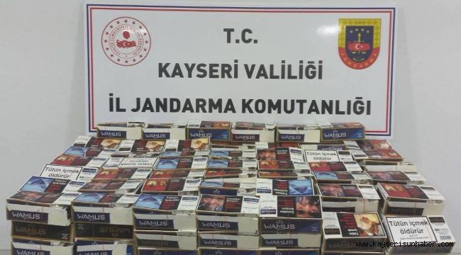 Nakliye aracında 40 bin adet kaçak sigara bulundu