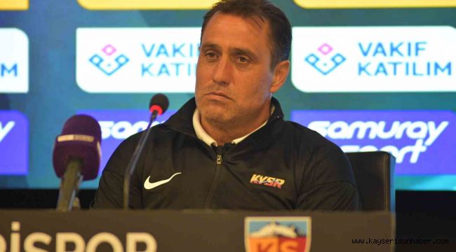 Serhat Sütlü: "Kayserispor bulunduğu mevcut şartlar içerisinde, bu ligde oyunuyla her zaman konuşulacak bir takım olacaktır"