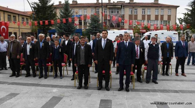 Tomarza'da Gaziler Günü programı düzenlendi