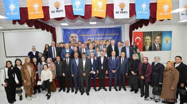 AK Parti Pınarbaşı İlçe Kongresi yapıldı