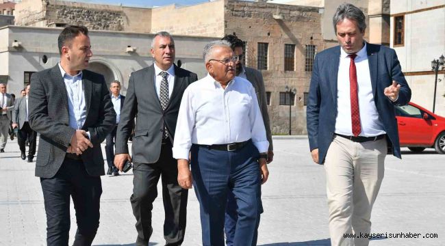 Başkan Büyükkılıç; Tarihi Kayseri Mahallesi dokusunu ortaya çıkaracak projeyi yerinde inceledi