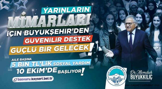 Büyükşehir'in 5 bin TL'lik sosyal yardım başvuruları başlıyor