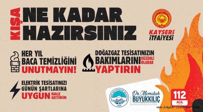 İtfaiyeden karbonmonoksit zehirlenmelerine karşı uyarı