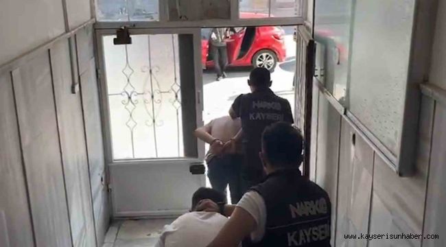 Kayseri'de torbacılara operasyon: 2 gözaltı