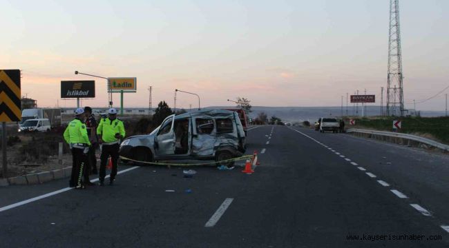 Kayseri'deki feci kazada ölü sayısı 2'ye yükseldi