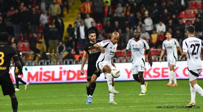 Kayserispor Beşiktaş'ı yine yenemedi