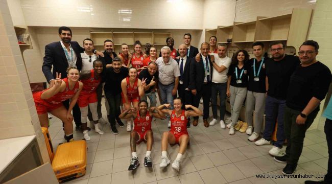 Melikgazi Kayseri Basketbol deplasmanda kazandı