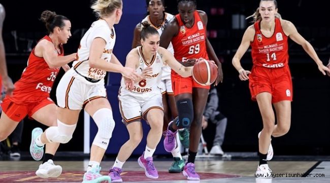 TKBL: Galatasaray: 81 - Melikgazi Kayseri Basketbol: 58