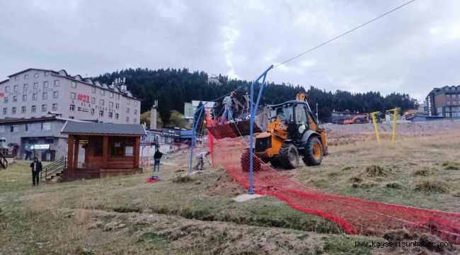 Uludağ Kayak Merkezi'nin pist güvenliğine Erciyes'ten destek