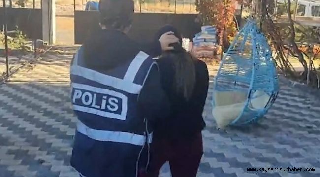 25 yıl 6 ay hapis cezası bulunan kadın yakalandı