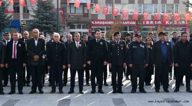 Atatürk Tomarza'da anıldı