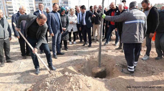 Bünyan'da fidan dikim etkinliği düzenlendi