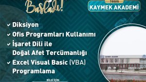 Büyükşehir KAYMEK'in yeni kurslarına kayıtlar başladı