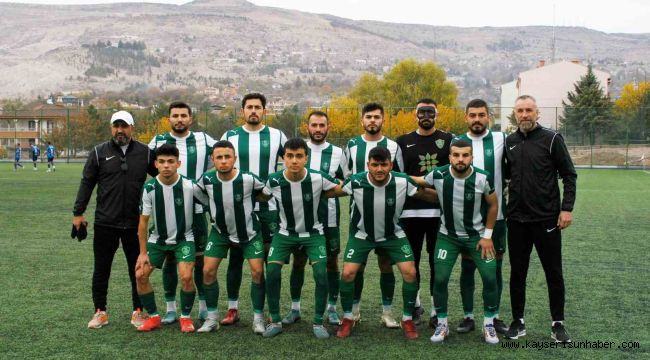 Kayseri Süper Amatör Küme: Kayseri Şekerspor: 4 - Tomarza Belediyespor: 1