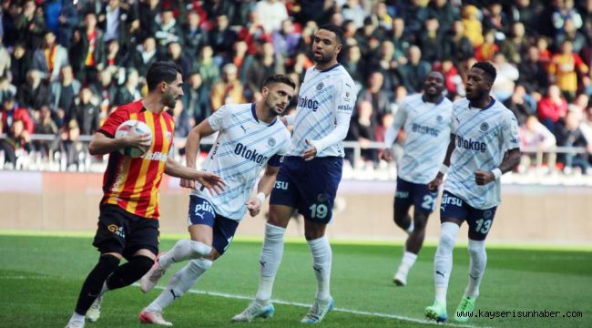 Kayserispor 10 maçtır Fenerbahçe'yi yenemiyor