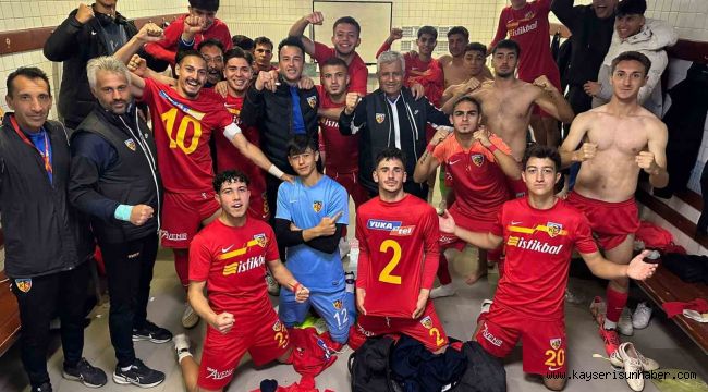 Kayserispor U19 3 puanı 3 golle aldı