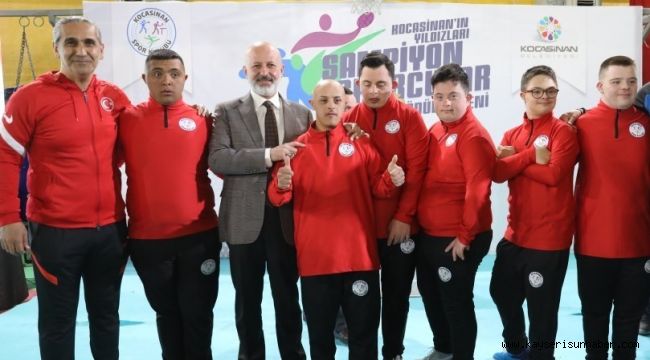 Kocasinan'ın özel sporcusu Samet Balcı'dan Başkan Çolakbayrakdar'a altın madalya sözü