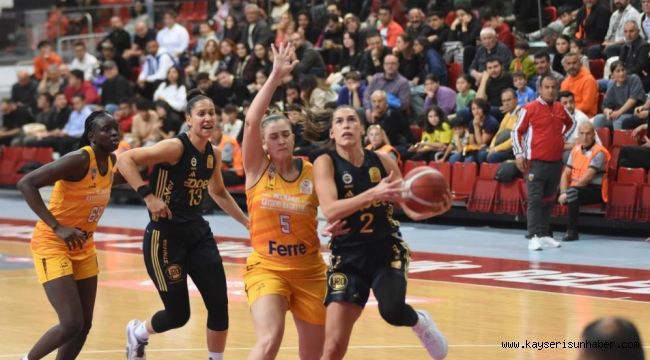 Melikgazi Basket 8 haftada 3 kez kazandı