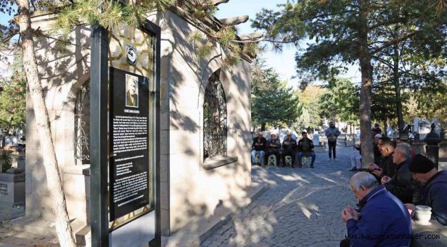 Talas Belediyesi'nden Cemil Baba'ya anma