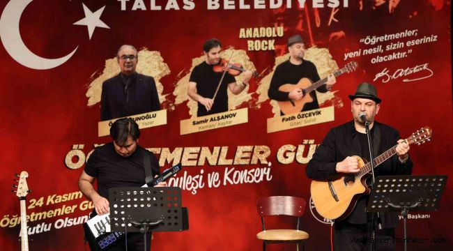 Talas'ta Öğretmenler Günü'ne özel konser ve söyleşi