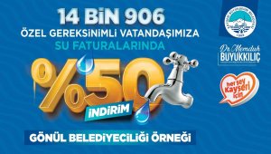 'Engelli dostu' başkandan özel destek: 14 bin 906 kişiye su faturasında yüzde 50 indirim