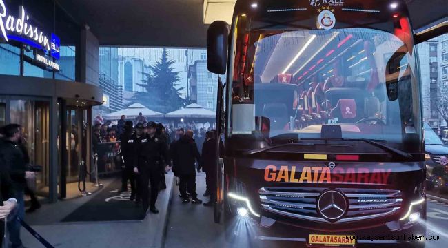 Galatasaray kafilesi Kayseri'de