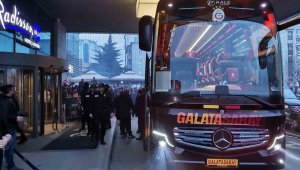 Galatasaray kafilesi Kayseri'de