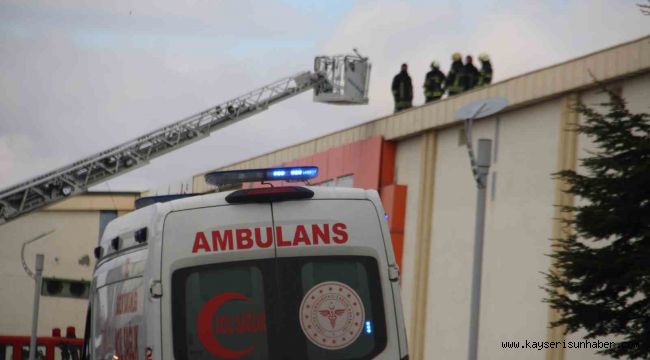 İşyerinde çıkan yangın söndürüldü