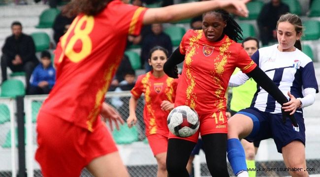 Kayseri Kadın Futbol Takımı 16 puan topladı