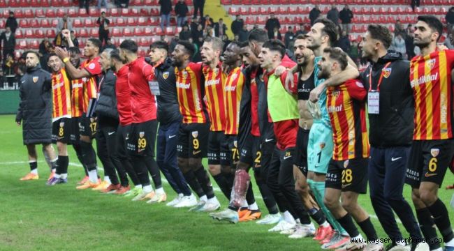 Kayserispor ligdeki 3. galibiyetini aldı