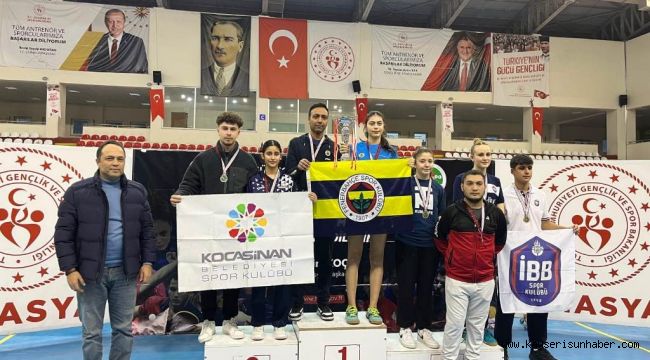 Kocasinan'ın gururu milli sporcuları, Türkiye Şampiyonası'nda ikinci oldu