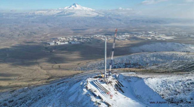 Türkiye'nin toplu ulaşımdaki ilk rüzgar enerji santrali projesi adım adım ilerliyor