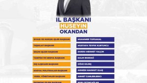 AK Parti Kayseri İl Yürütme Kurulu belli oldu