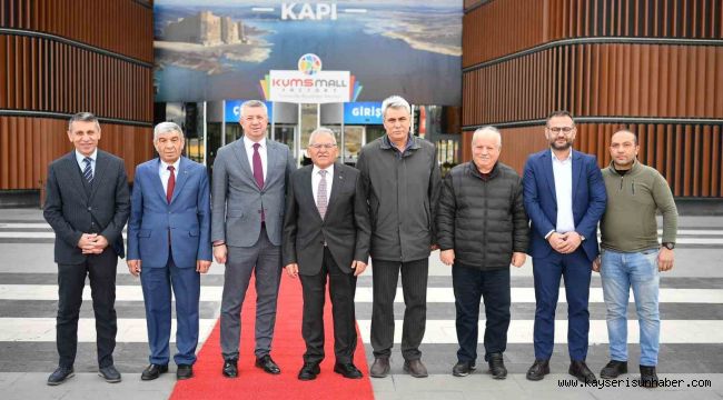 Başkan Büyükkılıç'tan Kumsmall Alışveriş Merkezi'ne ziyaret