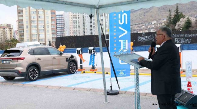 Büyükşehirin elektrikli araç şarj istasyonları K-Şarj ile yaygınlaşıyor