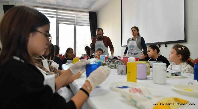 KAYMEK'in yarıyıl tatili etkinliğine öğrencilerden yoğun ilgi