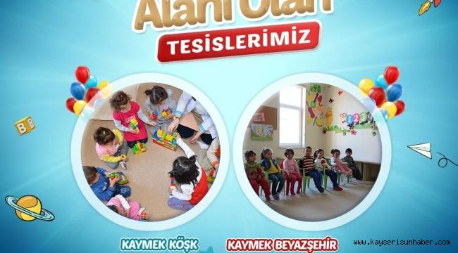 KAYMEK'ten kurslara katılmak isteyen ebeveynlere büyük kolaylık