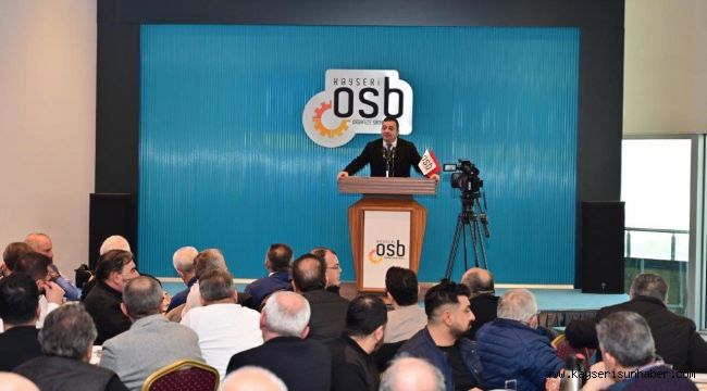 Kayseri OSB'de İşyeri Açma ve Çalıştırma Ruhsatı İstişare Toplantısı düzenlendi