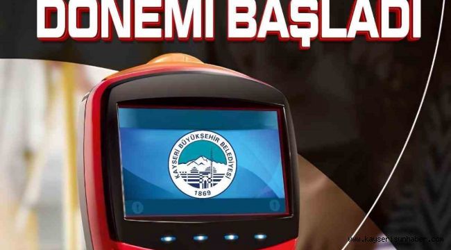 Kayseri toplu ulaşımında 'Troy kart' dönemi