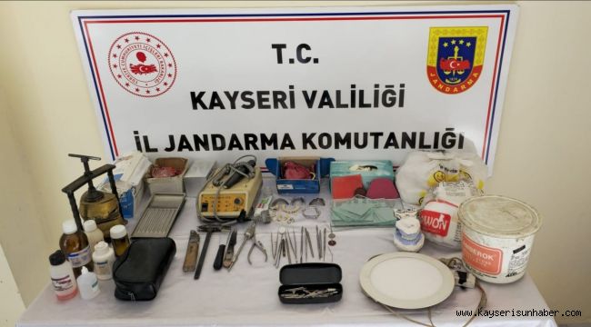 Sahte diş hekimini jandarma yakaladı