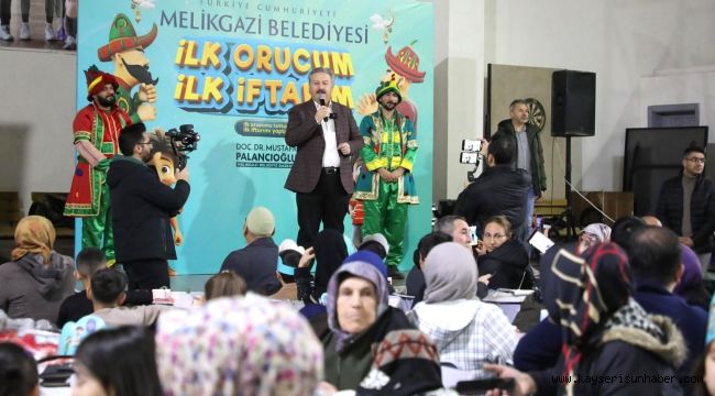 Melikgazi'de çocuklar ilk oruç, ilk iftar heyecanı yaşadı